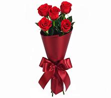 Букет 5 Красных роз Эдлесс Лав в Первомайском Алтайского края