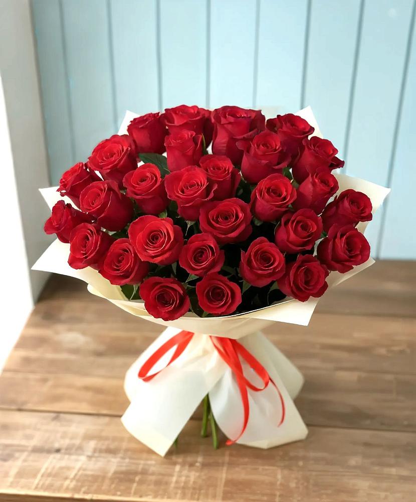 Букет 29 Красных роз в Первомайском Алтайского края