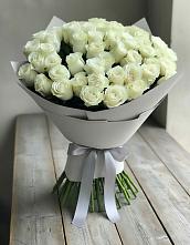 Букет 35 Белых роз в Первомайском Алтайского края