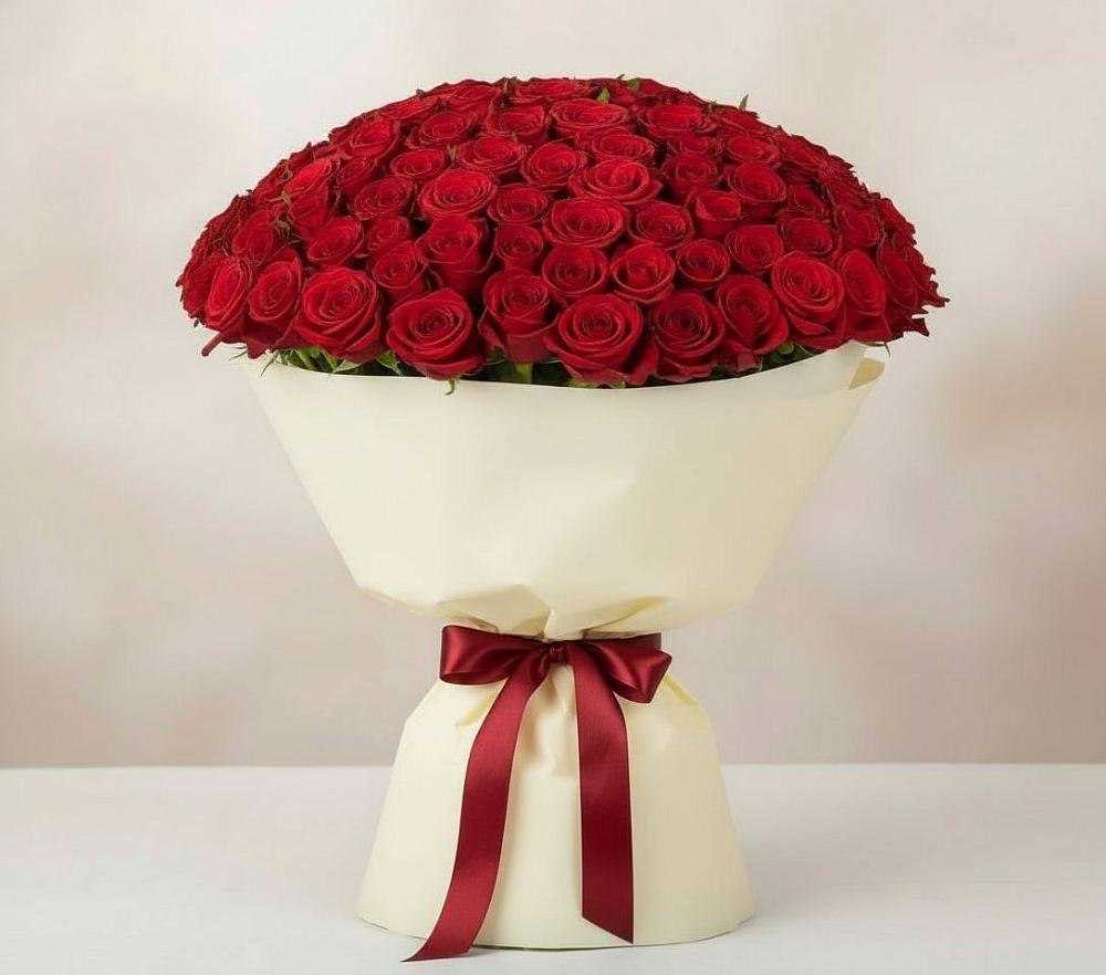 Букет 101 Красная роза Милано в Первомайском Алтайского края