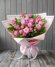 Букет Розовый кустик #REPLACE_PRED# Первомайском Алтайского края