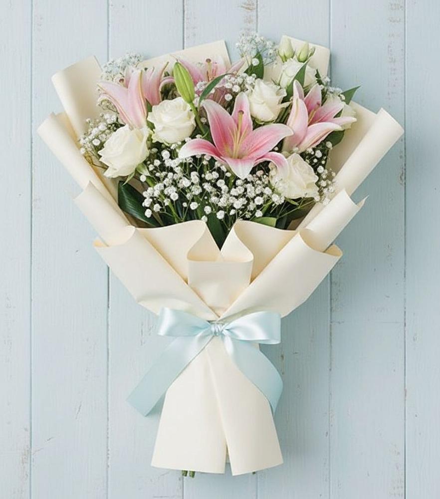 Букет цветов из: Лилии в Первомайском Алтайского края