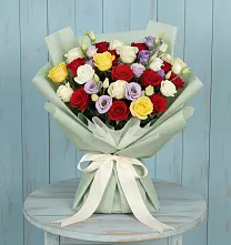 Букет цветов из:  Розы #REPLACE_PRED# Первомайском Алтайского края