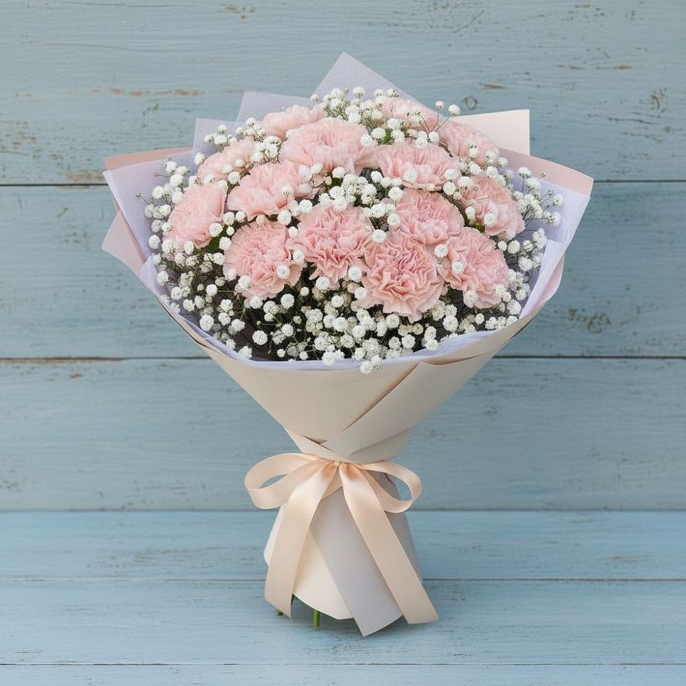 Букет цветов из: Гвоздики в Первомайском Алтайского края