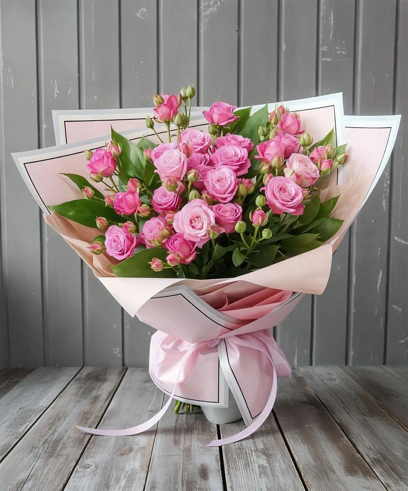 Букет Розовый кустик в Первомайском Алтайского края