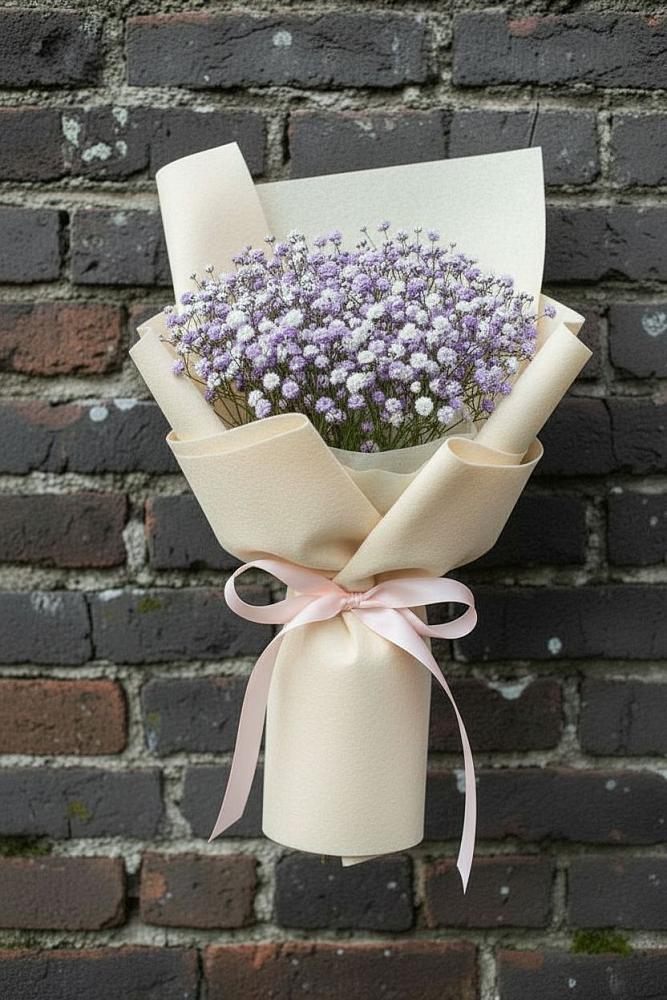 Букет цветов из: Гипсофила в Первомайском Алтайского края