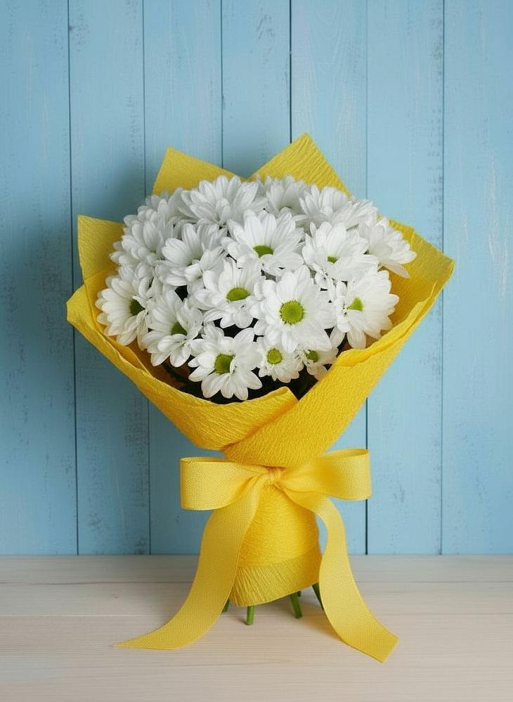 Букет цветов из: Хризантемы в Первомайском Алтайского края
