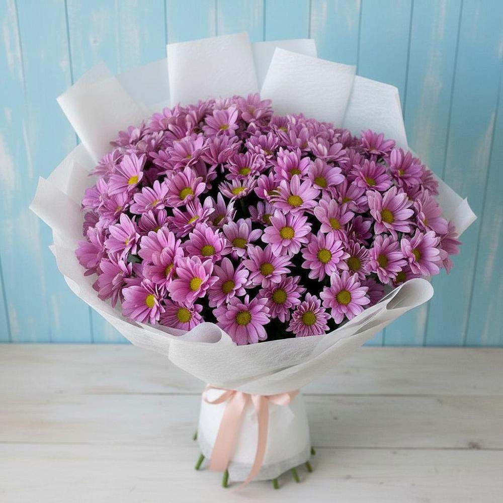 Букет цветов из: Хризантемы в Первомайском Алтайского края