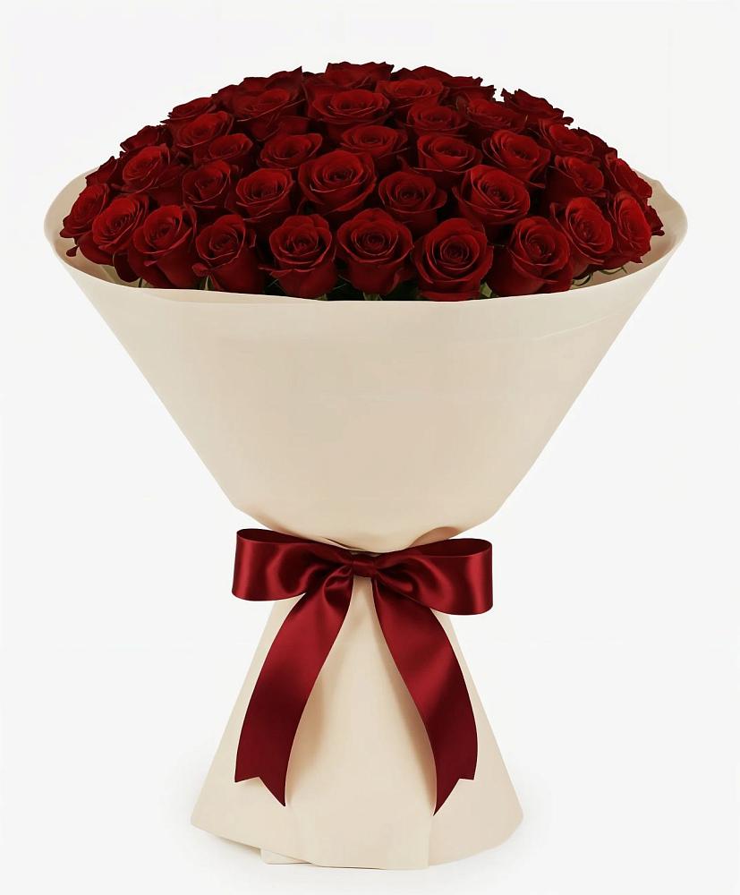 Букет 101 Бордовая роза Блэк Бакарра в Первомайском Алтайского края