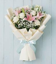 Букет цветов из:  Лилии #REPLACE_PRED# Первомайском Алтайского края