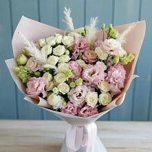 Букет цветов из:  Альстромерии и Розы в Первомайском Алтайского края